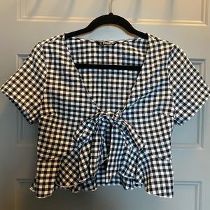 Plaid Crop Top